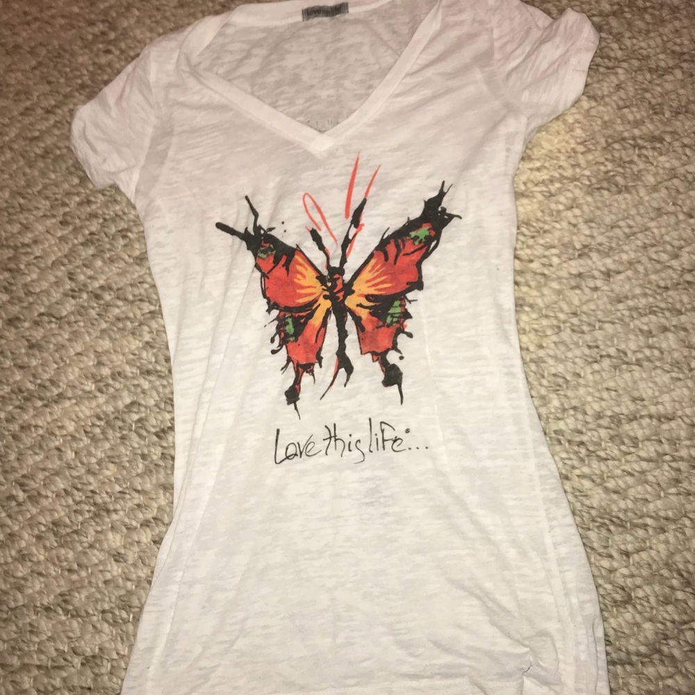 cute print tee